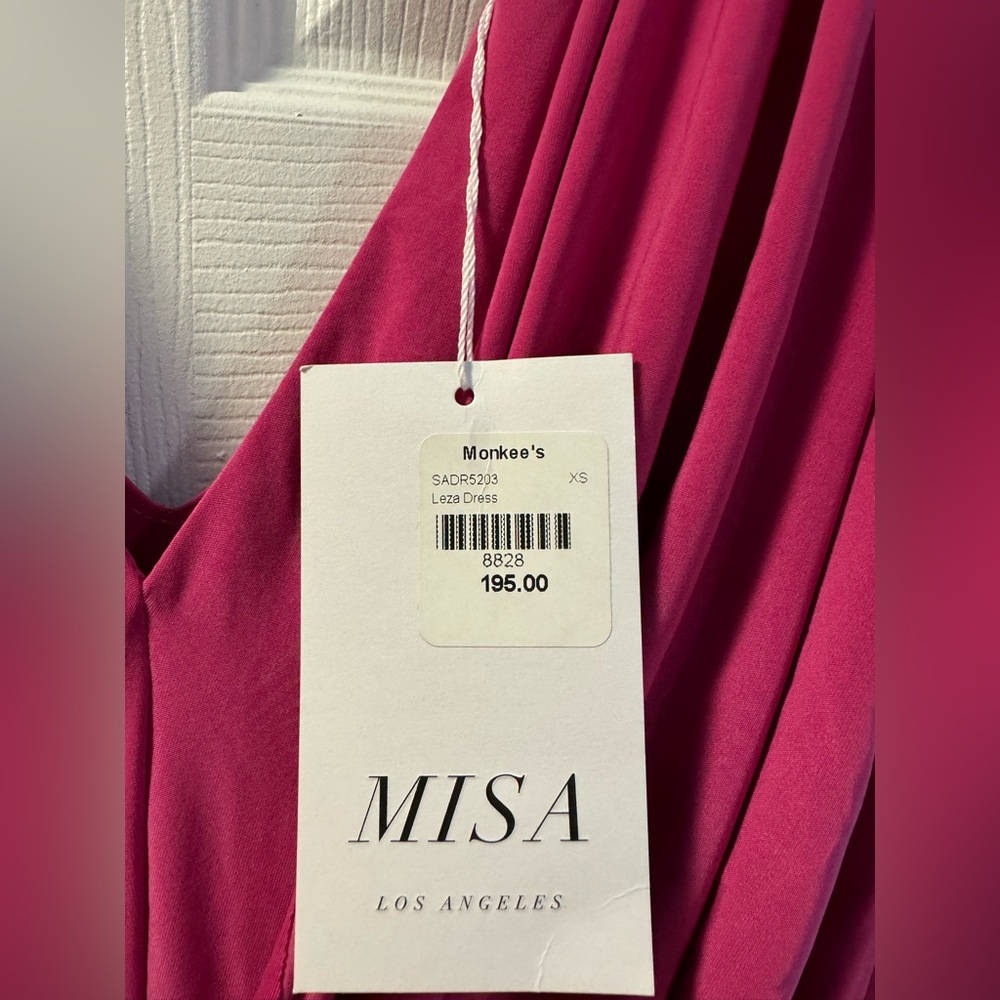 MISA pink dress, unworn